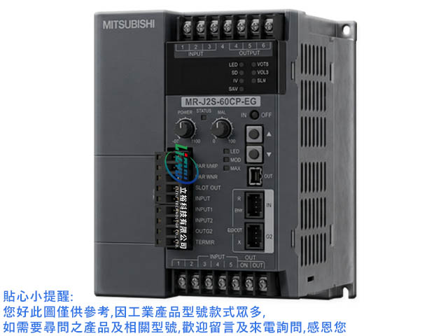 MITSUMISHI 伺服驅動器維修 MR-J2S-60CP-EG  