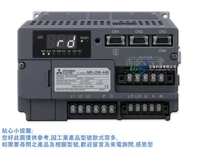 MITSUBISHI 伺服驅動器維修 MR-J3W-44B  