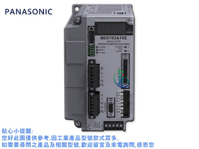 PANASONIC 伺服驅動器維修 MDD103A1VE