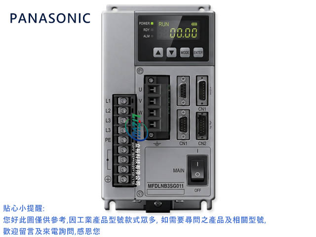 PANASONIC 伺服驅動器維修 MFDLNB3SG011